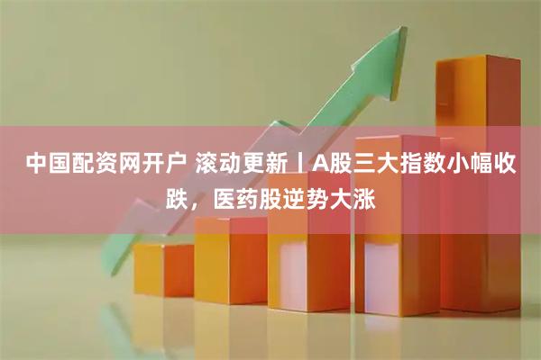 中国配资网开户 滚动更新丨A股三大指数小幅收跌，医药股逆势大涨